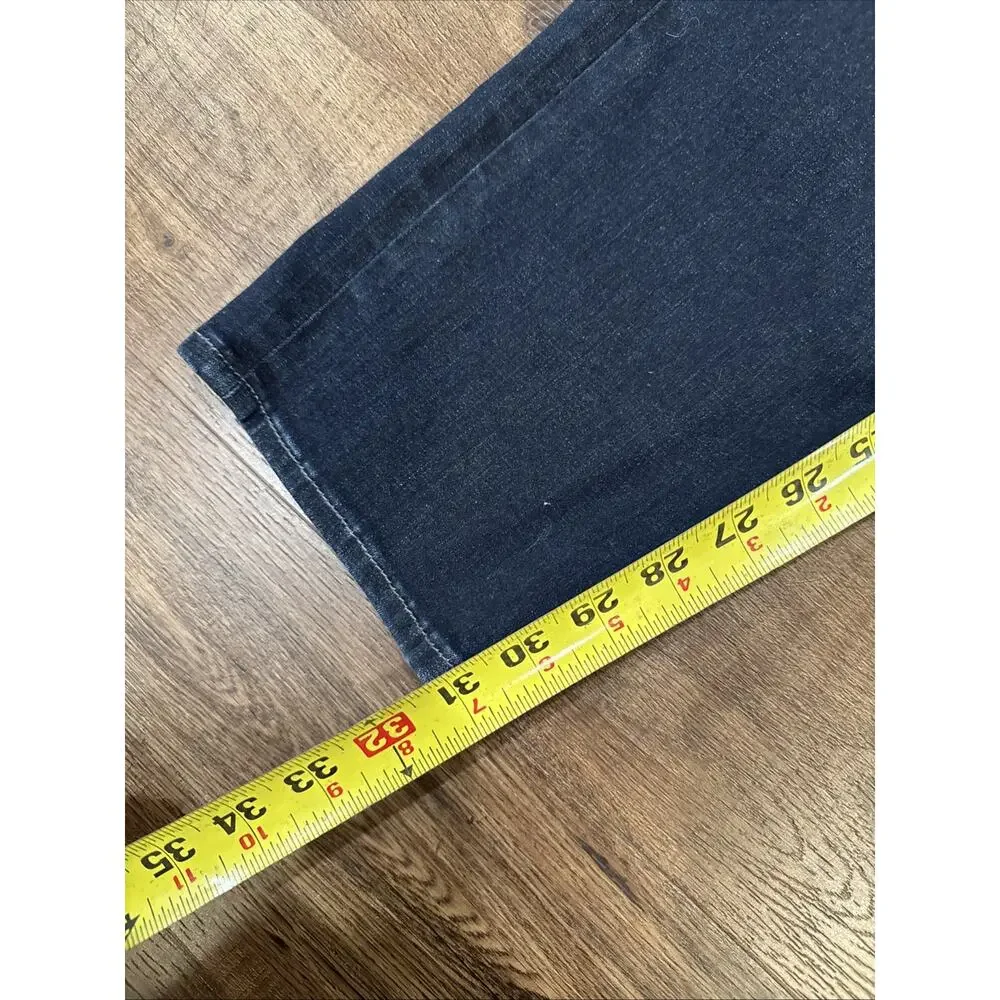True Religion Geno Relaxed Slim Jeans Medium Wash 38x32 Whiskering EUC